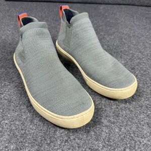 Rothy's The Chelsea Gray Knit Hi Top Sneaker Women's Size 7.5 US